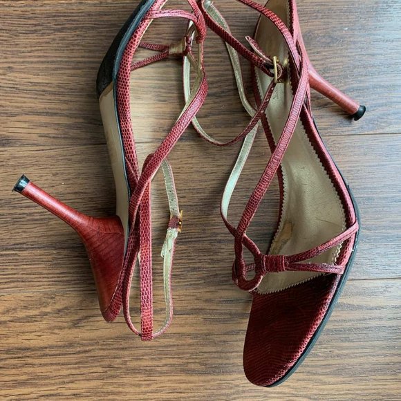 Nine West ,heeled sandals. - Picture 3 of 5